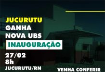 Prefeitura de Jucurutu convida população para inauguração da UBS Maria das Graças dos Santos no Bairro Stª. Izabel